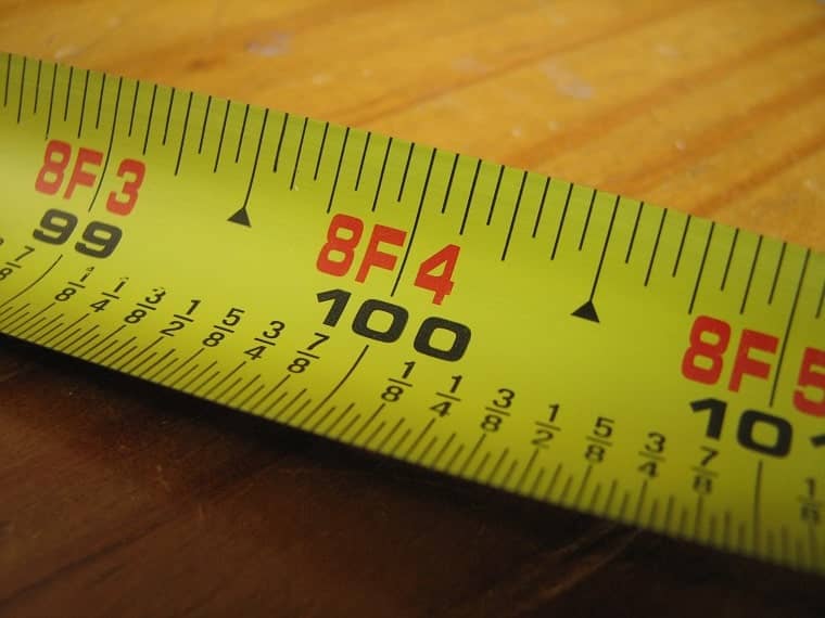 tape measure - measure your thoughts