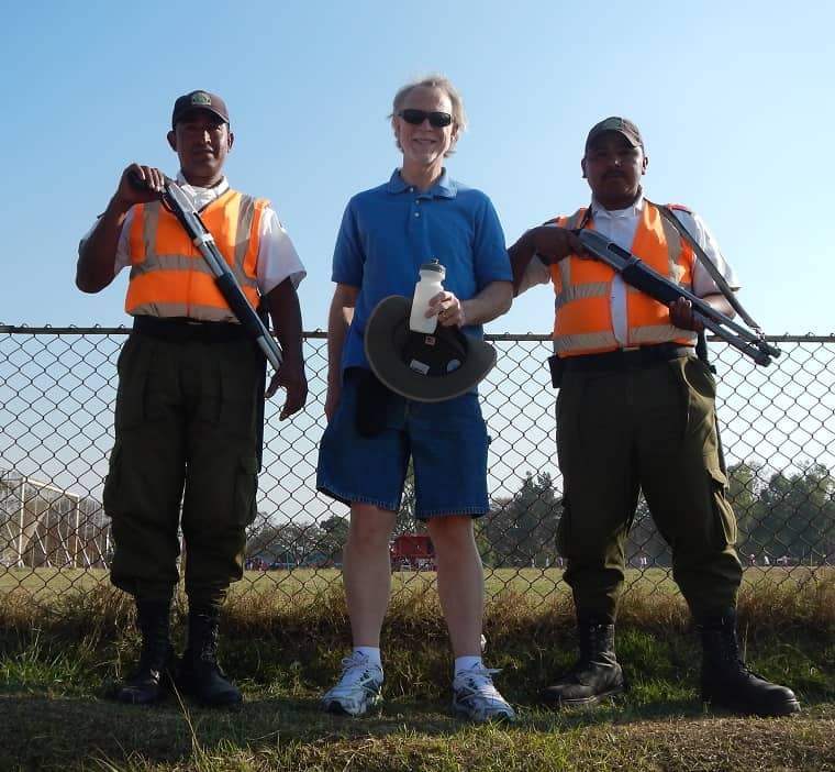 Guard your hearts - Ward Cushman with armed guards