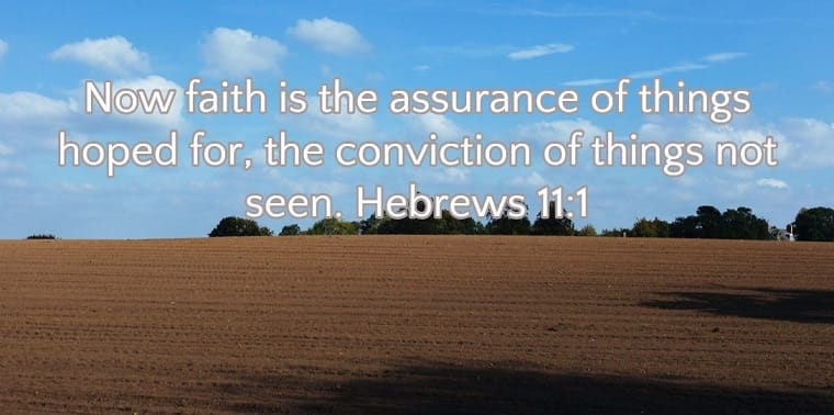 Hebrews 11:1 Biblical faith