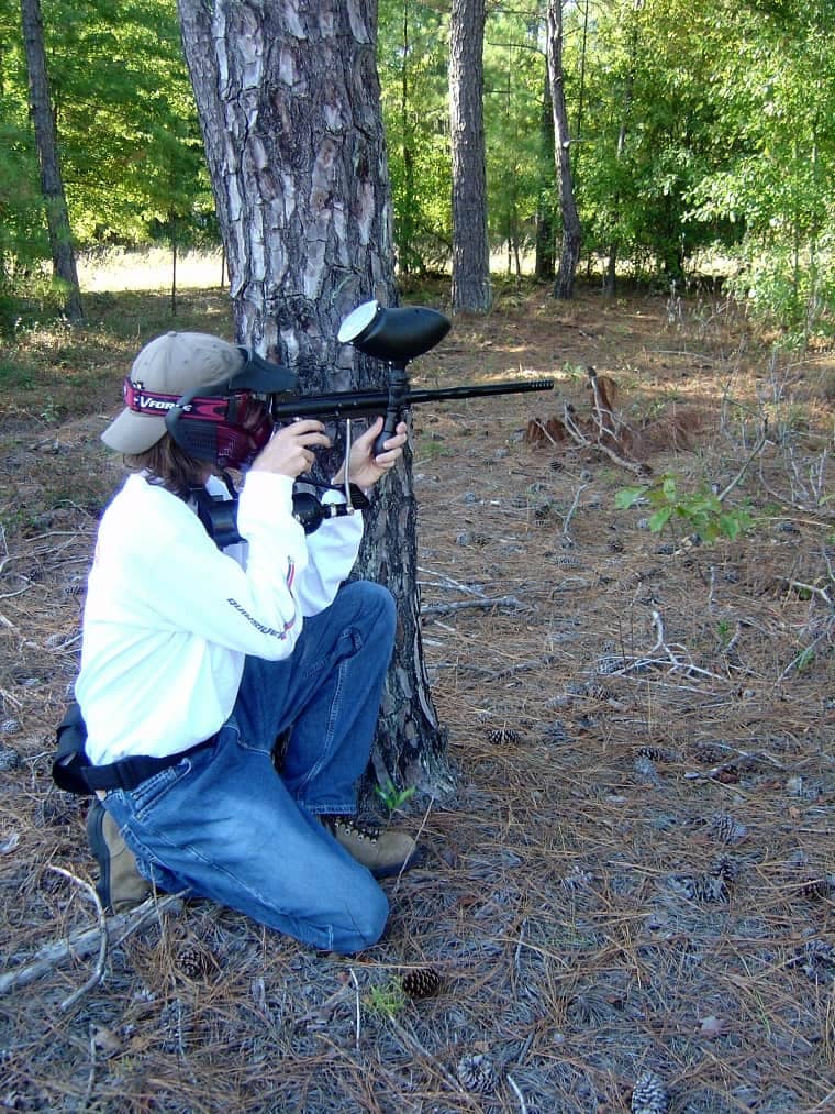 three enemies - paintballing