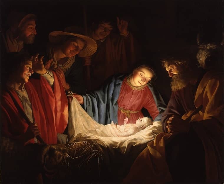 Shepherd see Jesus - Mary's Christmas Story