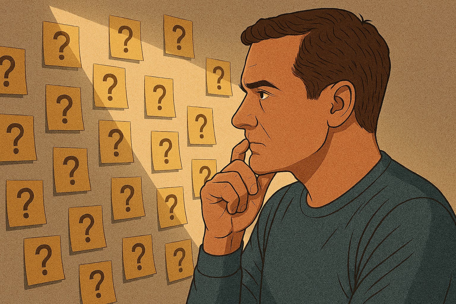 Illustration of a believer recognizing and resisting spiritual warfare with faith and Scripture