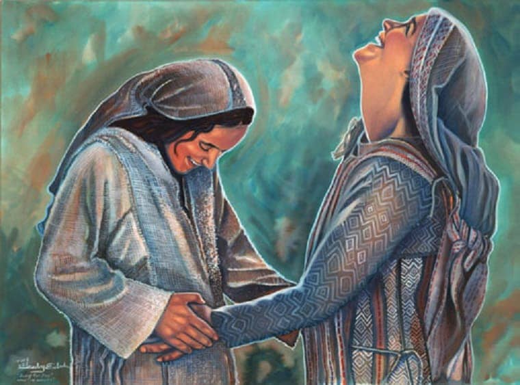 Mary's Christmas Story - Mary and Elizabeth