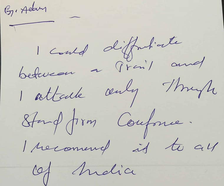 pastoral testimonials from Nellore, India