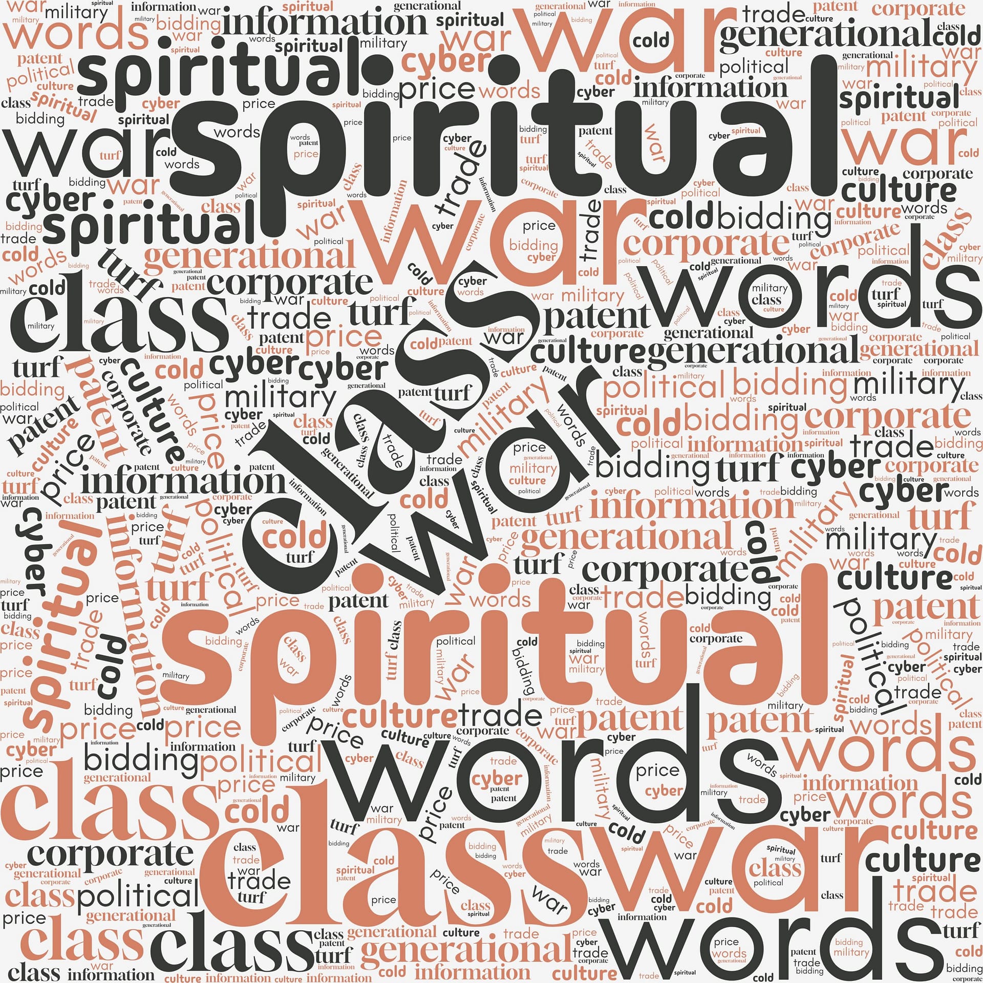 spiritual war, class war, culture war